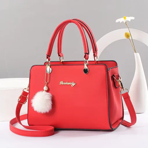 Z7Q7Women Bag Shoulder Handbag Women Vintage Messenger Bags Fashion Luxury Top Handle Composite Bag Purse Wallet