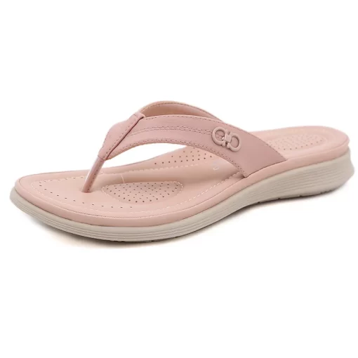 ao5gCasual slippers Women s flip flop soft bottom slippers Simple and durable shoes for women Flat