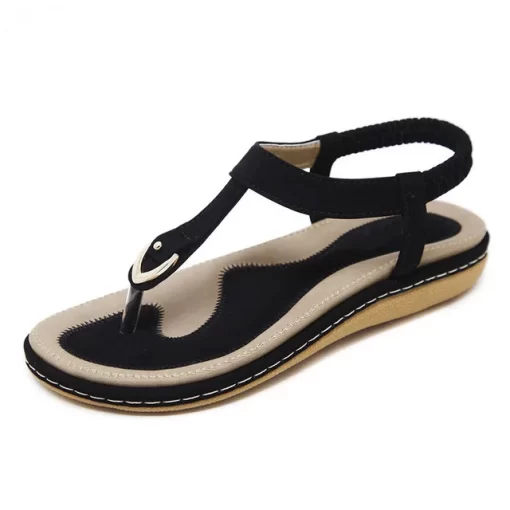 cn0rTIMETANG summer shoes women bohemia beach flip flops soft flat sandals woman casual comfortable plus size