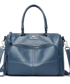 dHTiGenuine Leather Handbag Brand 2023 Crossbody Shoulder Bags For Women Famous Designer Sac A Main Purses