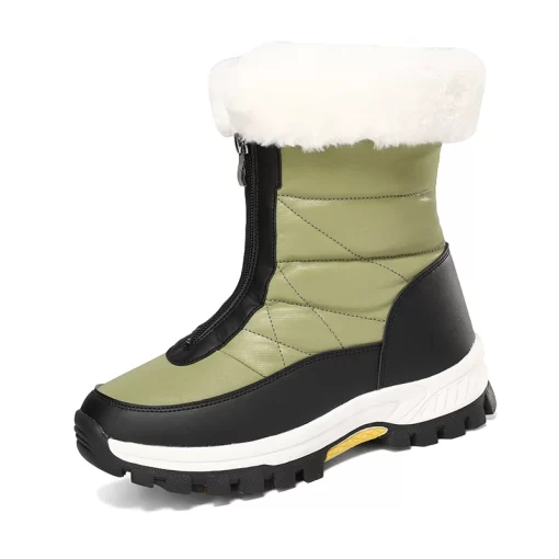eIODYISHEN Snow Boots For Women Fashion Trend Waterproof Winter Snow Shoes Platform Warm Plush Ankle Boots