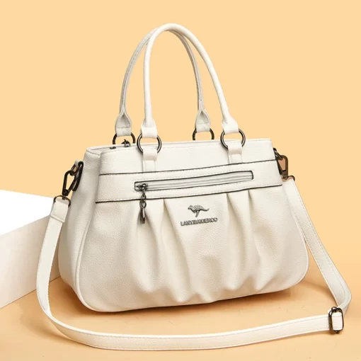 feziLuxury Handbags Women Bags Designer 3 Layers Leather Hand Bags Big Capacity Tote Bag for Women