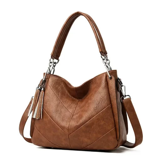 fnELLuxury women bag Designer Fashion tassel womens Leather Handbags Famous brand messenger bag High Quality Shoulder