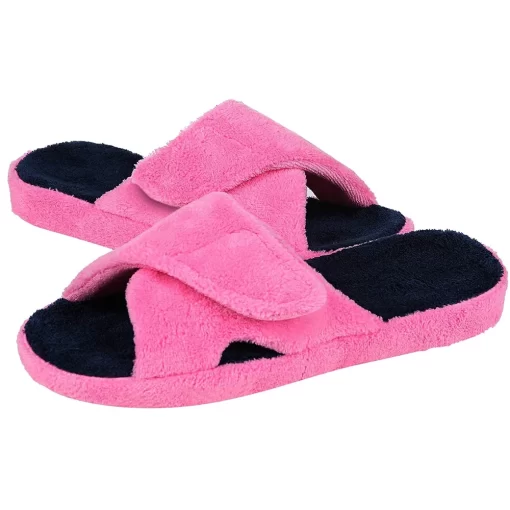 jilLComwarm Fashion Fuzzy Indoor Slippers For Women New Adjustable Terry Cloth Arch Support Slippers Four Season