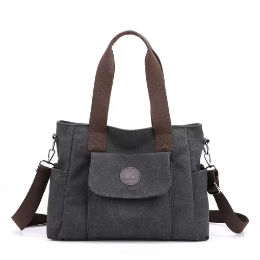 jtB3Casual Canvas Bag New Women s Bag Tote Bag Handbag Retro Bag Japanese Style Shopping and