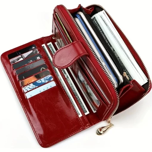kv2GHot Sale Women Wallet Leather Clutch Brand Coin Purse Female Wallet Card Holder Long Lady Clutch