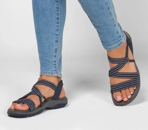 ky0hSandals Women 2021 Summer Comfort Soft Sole Flat Beach Shoes elastic fabric Casual Wedges Sandals Womens