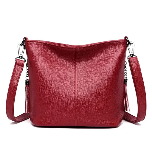 mANDGenuien Tassels Ladies Hand Crossbody Bags For Women Leather Luxury Purses And Handbags Women Shoulder Bags