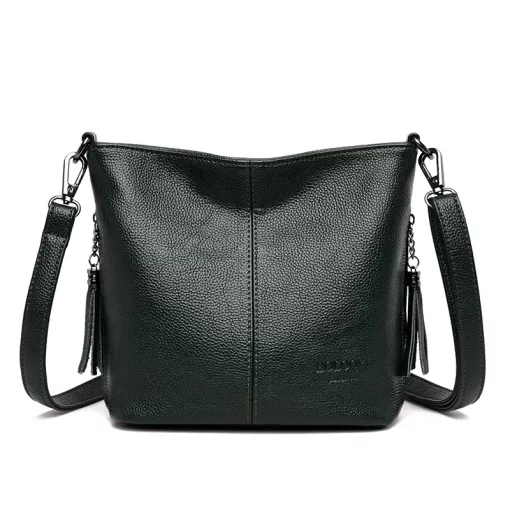 ms19Genuien Tassels Ladies Hand Crossbody Bags For Women Leather Luxury Purses And Handbags Women Shoulder Bags