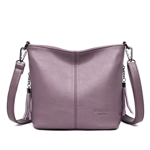 nWqVGenuien Tassels Ladies Hand Crossbody Bags For Women Leather Luxury Purses And Handbags Women Shoulder Bags
