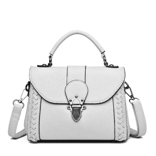 oD9wWomen Leather Handbags Designer High Quality Ladies Shoulder Bags Vintage Brand Lock Design Crossbody Bags for