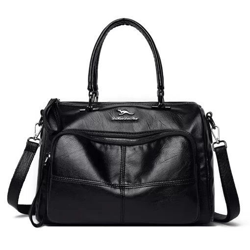 qZpaGenuine Leather Handbag Brand 2023 Crossbody Shoulder Bags For Women Famous Designer Sac A Main Purses