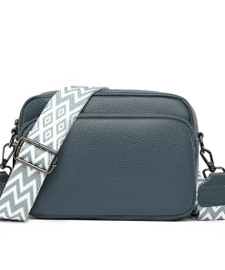 scWI100 Genuine Leather Crossbody Bag For Women Shoulder Bags 2023 Luxury Designer Handbag Female Solid Color