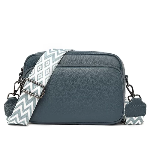 scWI100 Genuine Leather Crossbody Bag For Women Shoulder Bags 2023 Luxury Designer Handbag Female Solid Color