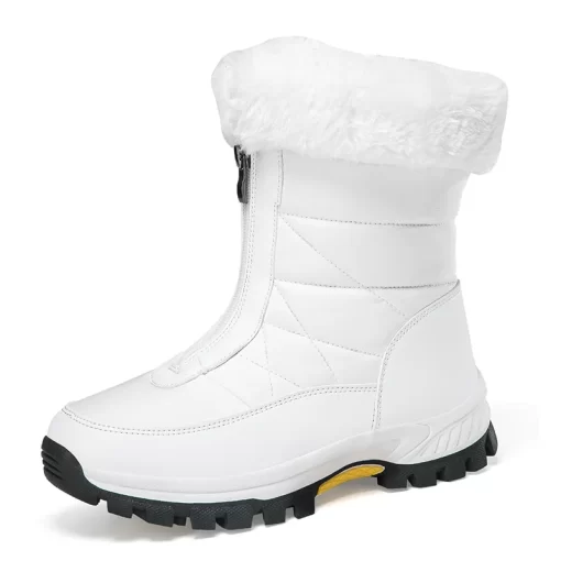 taMpYISHEN Snow Boots For Women Fashion Trend Waterproof Winter Snow Shoes Platform Warm Plush Ankle Boots