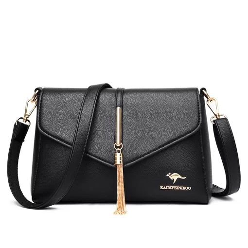 03dEFashion And Elegant Handbag Designer Brand Bag Ladies PU Leather Handbag Travel Leisure Handbag Lady Large