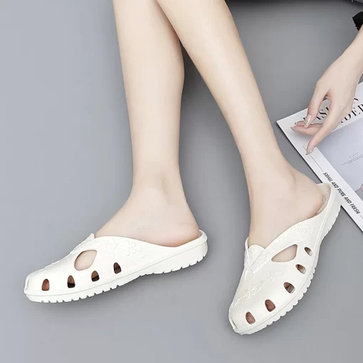 7IXU2023 Summer Light Women s Slippers Soft Soled Sandals for Women Hollowed Out Slipper Women s