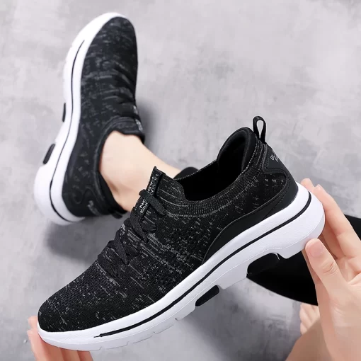 BT2nFashion Women Sneakers Lightweight Outdoor Sports Breathable Mesh Comfortable Running Shoes Women Zapatos De Mujer