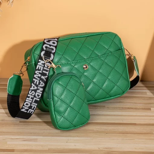 JzNkWomen s bag 2023 new Korean version all match simple rhombus messenger bag casual fashion shoulder