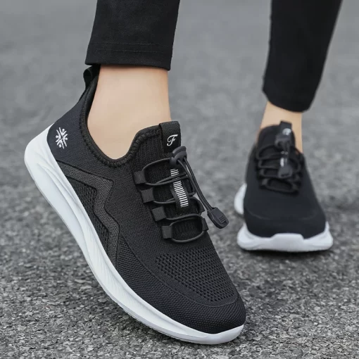 VNAlWomen s Casual Sneakers Breathable Flat Slip on Female Walking Sports Shoes Outdoor Light Ladies Running