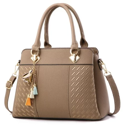 WPiEGusure Luxury Handbag Women Crossbody Bag with tassel hanging Large Capacity Female Shoulder Bags Embroidery Tote