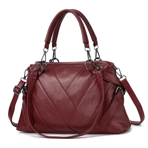 WsfWNew Luxury Handbags Women Bags Designer Female Fashion Casual Handbag Big Soft Leather Large Capacity Wild