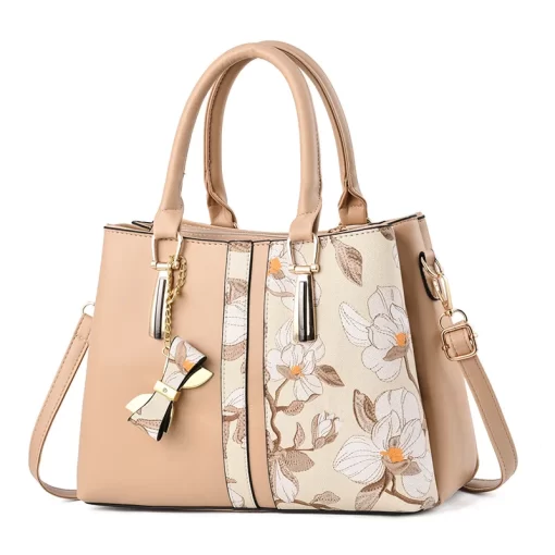 vL6kPersonalized Embroidered Middle aged Mother Bag Large Capacity Handbag New Fashion Shoulder Bag