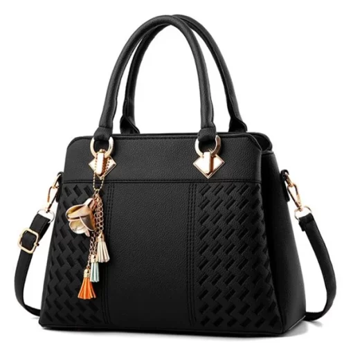 vc5pGusure Luxury Handbag Women Crossbody Bag with tassel hanging Large Capacity Female Shoulder Bags Embroidery Tote