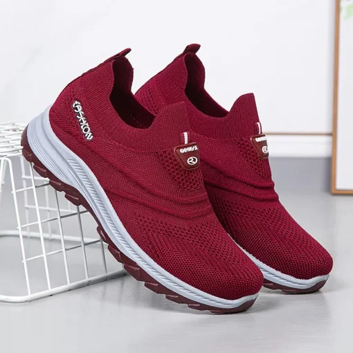 zmpn2023 New Autumn Mesh Breathable Walking Shoes Women Sneakers Casual Shoes Popular Elegant Fashion Sneakers Flat