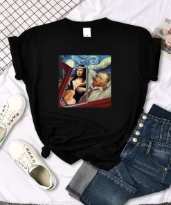 Aai Face Changing Sexy Mona Lisa Print T Shirt Women Oversize Round Neck Funny Tops Females.jpg 640x640.jpg (10)