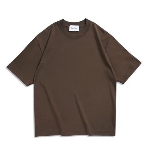 Ew74WAVLATII Oversized Summer T shirts for Women Men Brown Casual Female Korean Streetwear Tees Unisex Basic