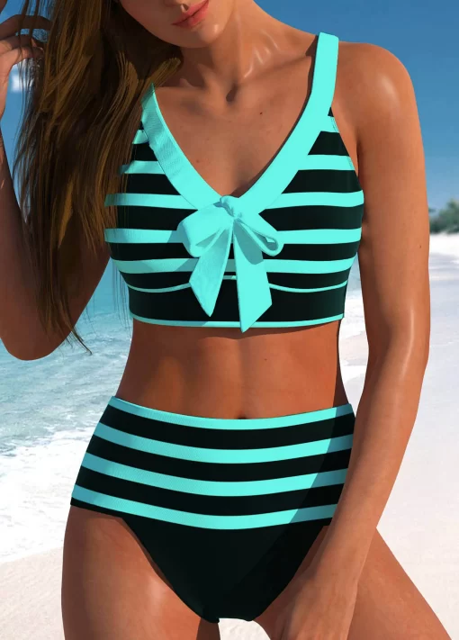 F0rw2023 Women High Waist Tankini Summer New Design Printing Swimwear Swimsuit Bikini Bathing Suit Two Piece