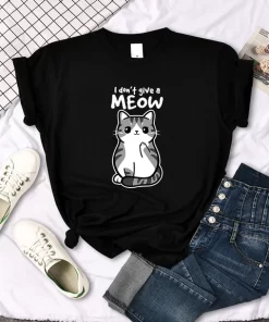 I don t Give A Meow Funny Cat Cartoon Animal Print T shirts Ladys Oversize Comfortable.jpg 640x640.jpg (10)
