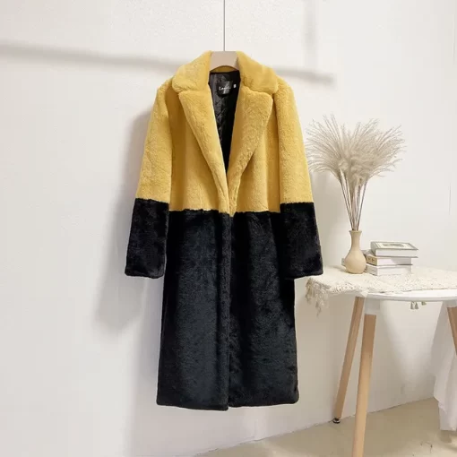 Plush Winter Coats Women Long Lapel Faux Fur Jacket Fluffy Luxury Artificial Fur Jacket Teddy Female.jpg 640x640.jpg (4)