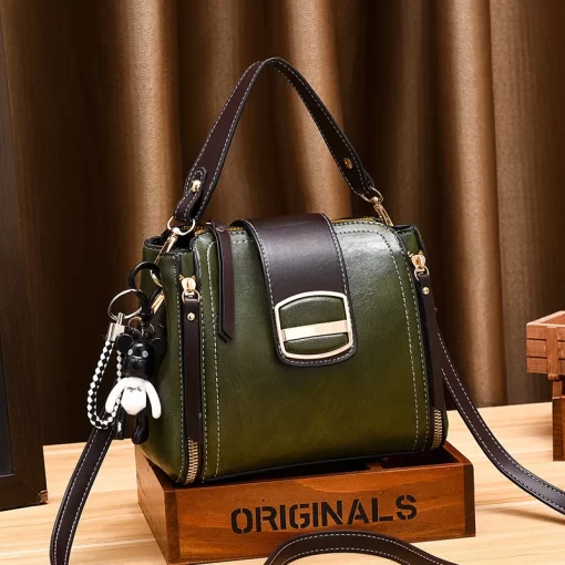 QmCG2022 New Women Tote Bag PU Leather Women s Bag High Quality Cowhide Handbag Fashion Women