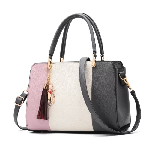 U0fMWomen s Leather Fashion Simple Large Capacity Shoulder Crossbody Handbag
