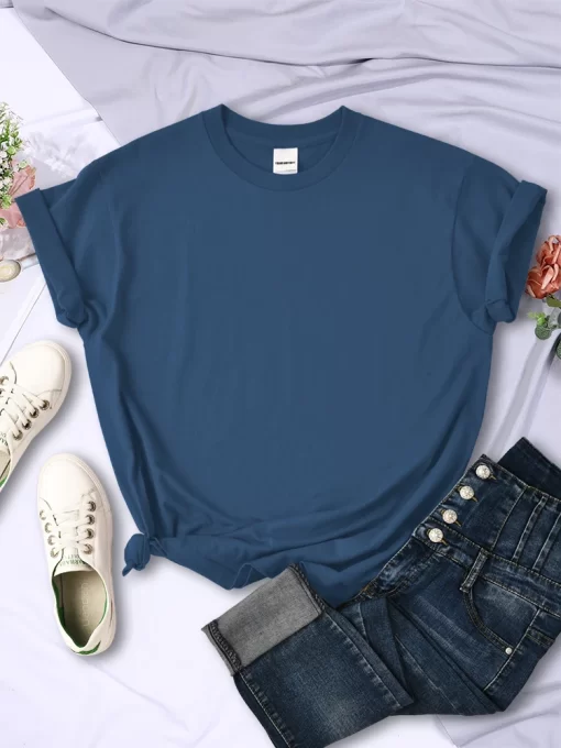 cx9tSolid Color Women T Shirts Comfortable Summer Tee Shirt All Match Multicolor Streetwear Loose Hip Hop