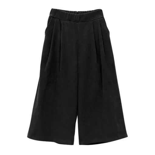rBBdCorduroy Cotton Oversize Pants Elastic High Waist Wide Leg Baggy Trousers Korean Japanese Streetwear Sports Pants