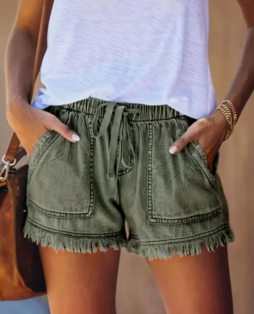 sHxmHigh Waisted Shorts Jeans big size Summer Women s Denim Shorts Large Size XXL For Women
