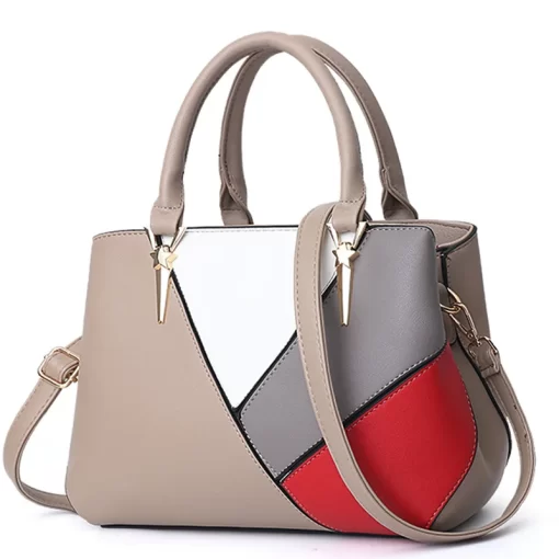 w1GNWomen Bag Vintage Casual Tote Fashion Women Messenger Bags Shoulder Student Handbag Purse Wallet Leather New