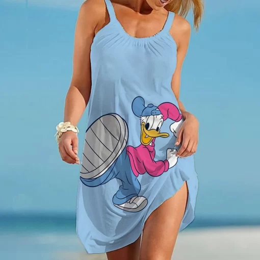 wWkWWomen s Fashion Dresses 2022 Year Fashion Disney Clothes for Summer Outfits Beach Dress 2022 New