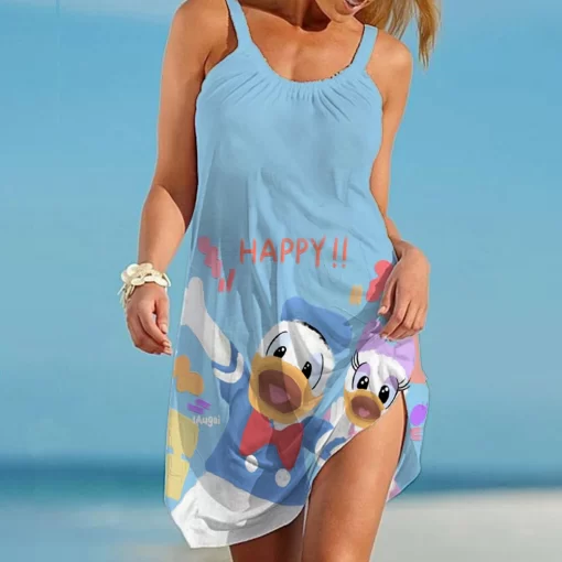 yMOEWomen s Fashion Dresses 2022 Year Fashion Disney Clothes for Summer Outfits Beach Dress 2022 New