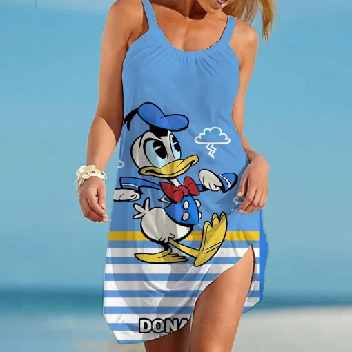 zuVTWomen s Fashion Dresses 2022 Year Fashion Disney Clothes for Summer Outfits Beach Dress 2022 New