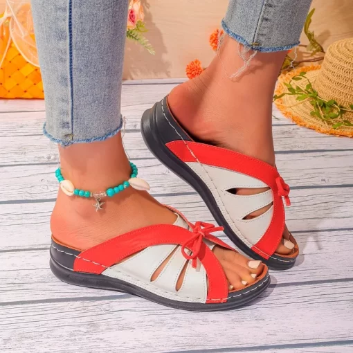 Casual Women s Shoes Open Toe Women s Slippers Summer Rome Solid Hollow Out Shoes Female.jpg (1)
