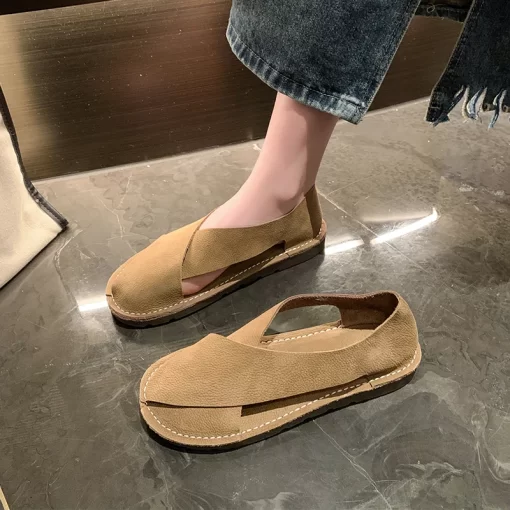 Women Shoes Sandals Flat Low Heel Sneakers Casual Gladiator Barefoot Loafers Slip on Summer Spring Comfortable.jpg (1)