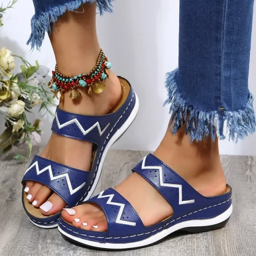 Women Slippers Retro Summer Shoes Wedge Women Sandals 2023 Simple Embroidery Platform Beach Slippers Open Toe.jpg 640x640.jpg (1)