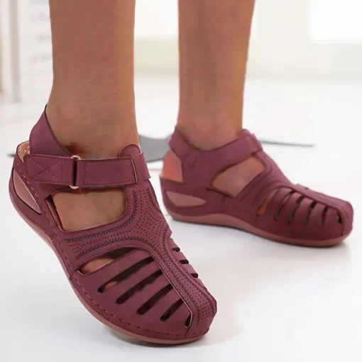 fbI4Women Sandals 2024 Summer Shoes For Women Summer Sandals With Heels Comfortable Elegant Woman Heeled Shoes