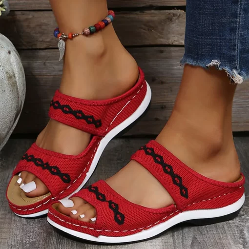 u3HSCustomized Women Sandals Orthopedic Slippers Summer Shoes WTX372803