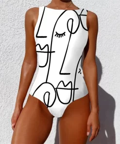 Fashion Abstract Face Print Women Bathing Suits 2023 Sexy One Piece Monokini Swimsuit Swimwear Beach Wear.jpg 640x640.jpg (5)