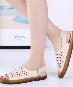New Women Sandals Fashion Flat Ladies Sandals Shoes Women Genuine Leather Casual Female Flip Flops Plus.jpg (2)